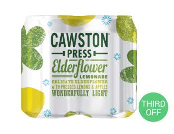 Cawston Press elderflower lemonade 4x330ml