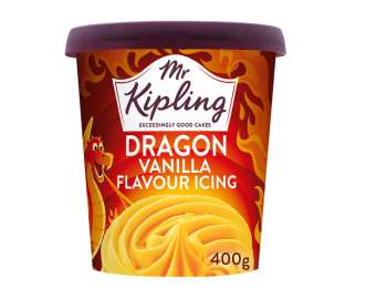 Mr Kipling dragon vanilla icing 400g