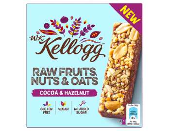 WK Kellogg cocoa & hazelnut bars 4x30g