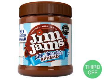 JimJams milk chocolate spread 330g