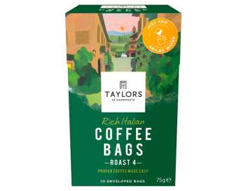 Taylors of Harrogate rich Italian coffee bags 10 pk