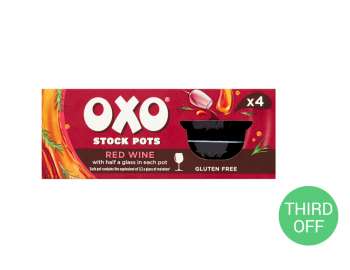 Oxo stock pots red wine 4x20g