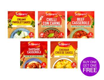 Schwartz recipe mixes 5 varieties