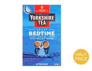 Yorkshire Tea Bedtime Brew 40s - Tesco