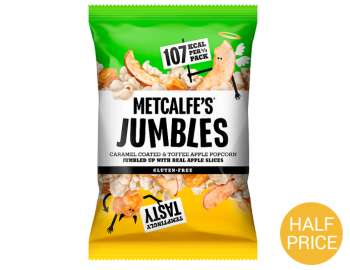 Metcalfe’s® Jumbles Popcorn Toffee Apple 80g