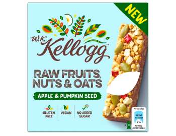 WK Kellogg apple & pumpkin bars 4x30g