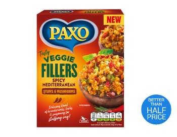 Paxo veggie fillers spicy Mediterranean