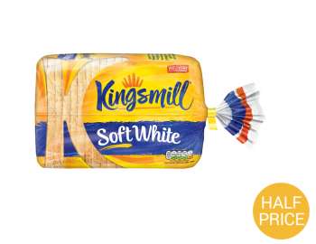 Kingsmill soft medium sliced white bread 800g
