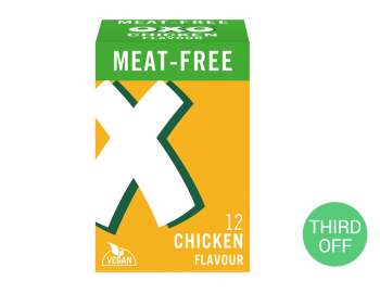 OXO meat free chicken stock cubes 71g