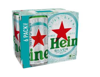 Heineken Silver Can 6 x 330ml