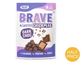 Brave Roasted Chickpeas Dark Choc 30g