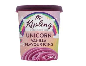 Mr Kipling unicorn vanilla icing 400g