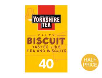Yorkshire Tea Biscuit Brew 40 Tea Bags