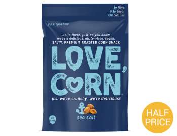 Love Corn sea salt crunchy corn 45g