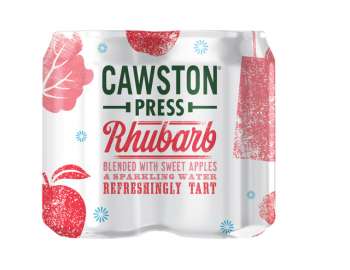 Cawston Press sparkling rhubarb 4x330ml 
