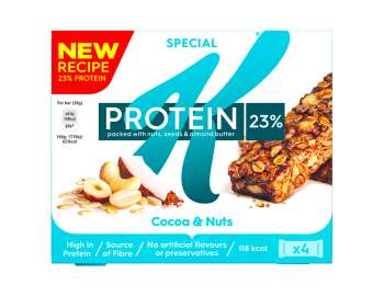 Special K protein cocoa & nuts bars 4x28g