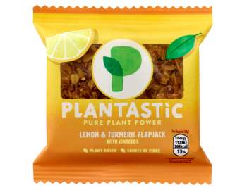 Plantastic lemon & turmeric flapjack