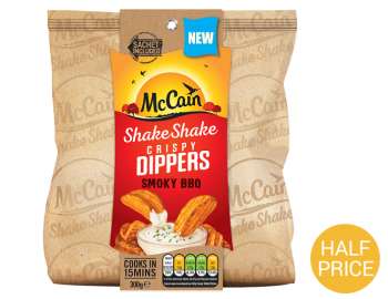 McCain shake shake BBQ crispy dippers 300g