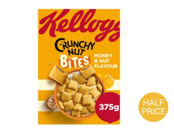 Kellogg Crunchy Nut bites honey & nut 375g
