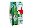 Heineken Silver Beer Bottles 4x330ml